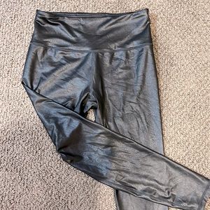 Athleta Elation Ultra High Rise Tight Black Shimmer